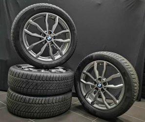 18” Зимен К-т BMW Джанти Style 711 M Гуми Continantal Датчик X1 F48 U11 U12 X2 F39