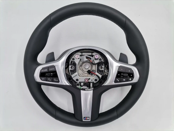 New M Sport Black Leather Steering Wheel BMW X5 G05 X6 G06 X7 G07 Facelift