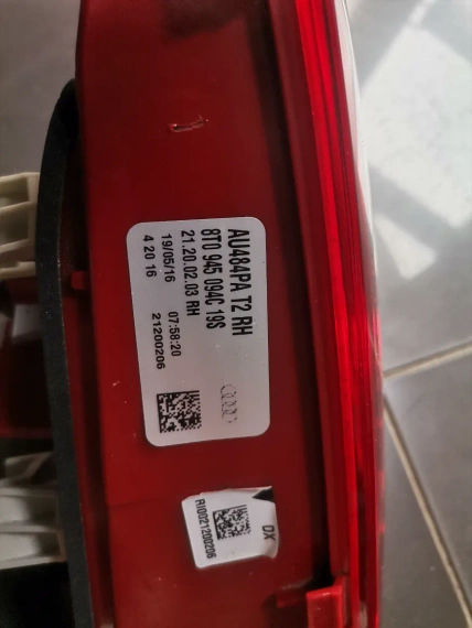 Complete OE LED taillights Audi A5 8T facelift