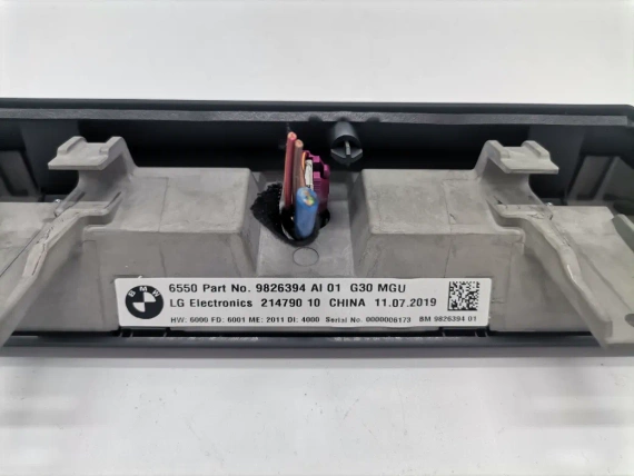 9826394 Display BMW F90 M5 G30 G31 G32 MGU 10.25"