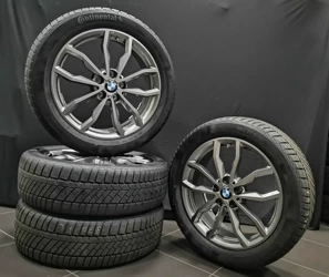 18" Winter BMW Felgen Style 711 M Reifen Continental Sensor X1 F48 U11 U12 X2 F39