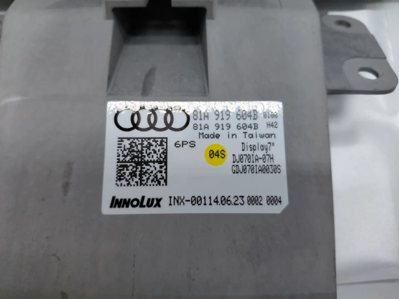 81A919604B Audi Q2 Display 7" Anzeigeeinheit MMI A