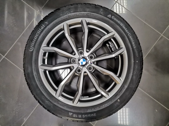 18" Zimowe felgi BMW Styl 711 M Opony Continental Sensor X1 F48 U11 U12 X2 F39