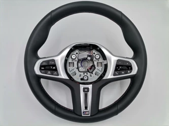M Sport czarna sportowa kierownica G20 G21 G22 G26 i4 G30 G31 G14 G15 G16 G01 G11 G05 G06 G07