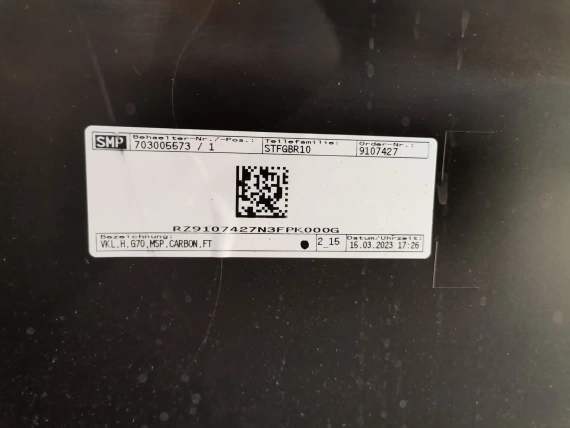 Задна Броня BMW 7 i7 G70 M Пакет Комплект Хром Версия - А26