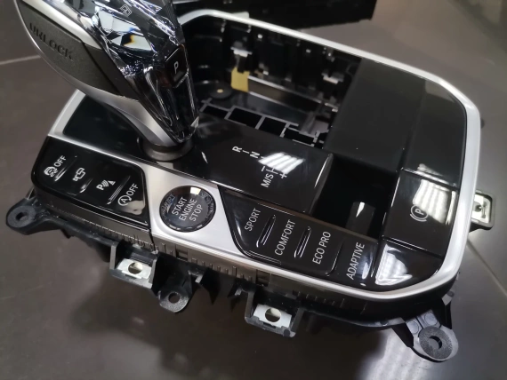 Szklana dźwignia zmiany biegów + panel audio BMW G14 G15 G16 BMW G14 G15 G16 Perfect - A76
