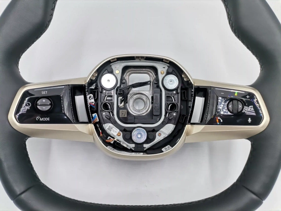 Multifunktionales schwarzes Lederlenkrad BMW IX I20 - Perfekt