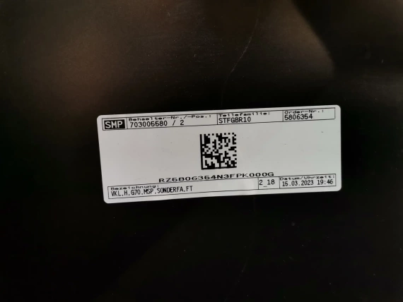 Задна Броня BMW 7 i7 G70 M Пакет Комплект Хром Версия - А25