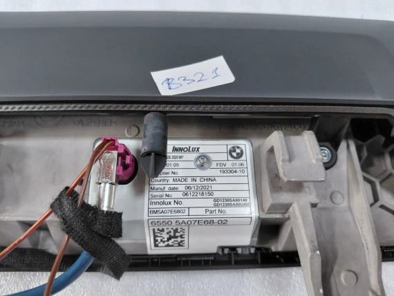 5A07E68 12.3" CID Bildschirm Monitor BMW G31 G30