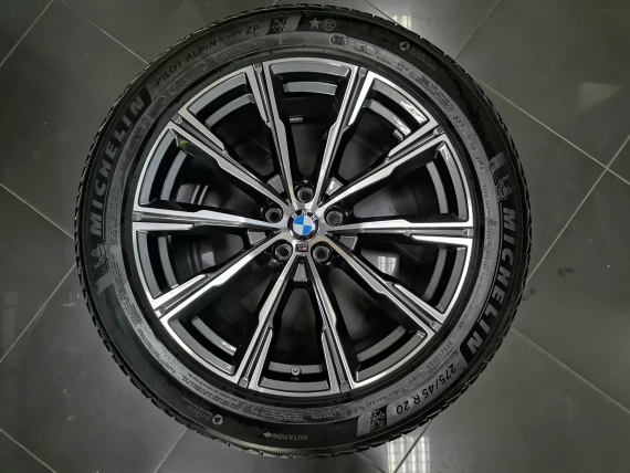 20" Zestaw zimowy BMW Koła Styl 740 M Opony Michelin 2020 Czujniki BMW X5 G05 X6 G06