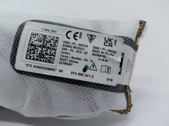 9Y4880241E Airbag links für Porsche Cayenne