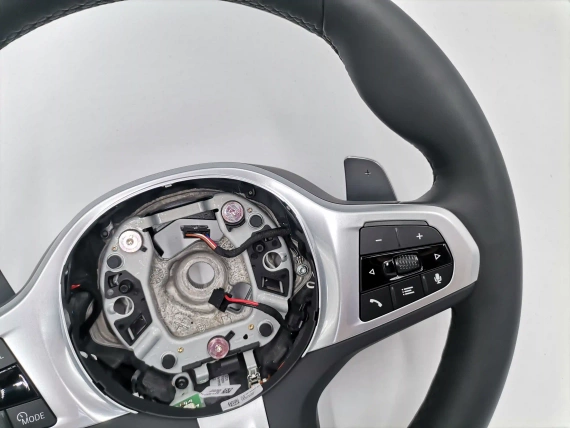 Nowa czarna skórzana kierownica M Sport BMW X5 G05 X6 G06 X7 G07 Facelift