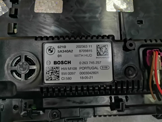 5A340A2 HUD Live Километраж BMW G G30 G11 G01 G06