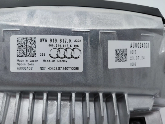 8W6919617K Нов Head up Audi A5 S5 RS5 HUD LHD