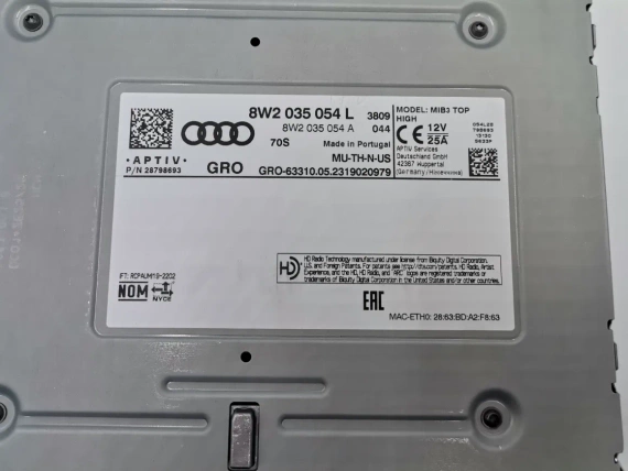 New 8W2035054L OE Central Computer Audi A4 A5 RS5