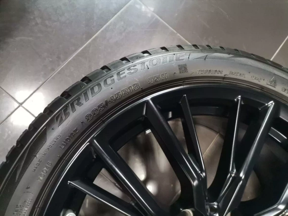 18" Zestaw Zimowy BMW Koła styl M796 + Opony Bridgestone + Czujniki BMW 3 G20 G21 4 G22 G23