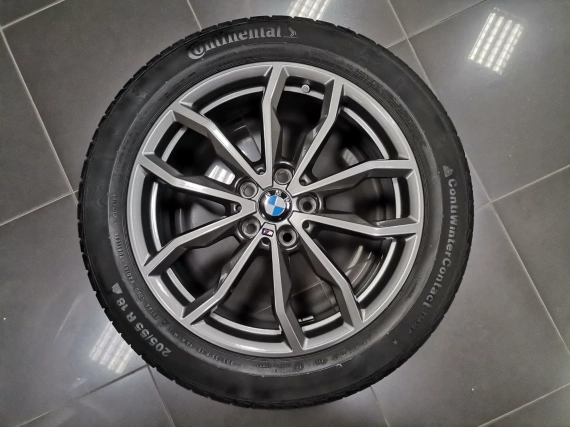18" Zimowe felgi BMW Styl 711 M Opony Continental Sensor X1 F48 U11 U12 X2 F39