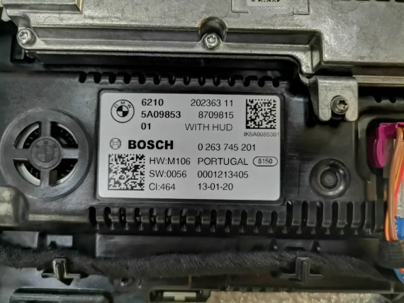 5A09853 LICZNIK ZEGARY Live HUD BMW G30 G11 G01