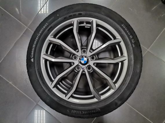 18" Winter BMW Felgen Style 711 M Reifen Continental Sensor X1 F48 U11 U12 X2 F39