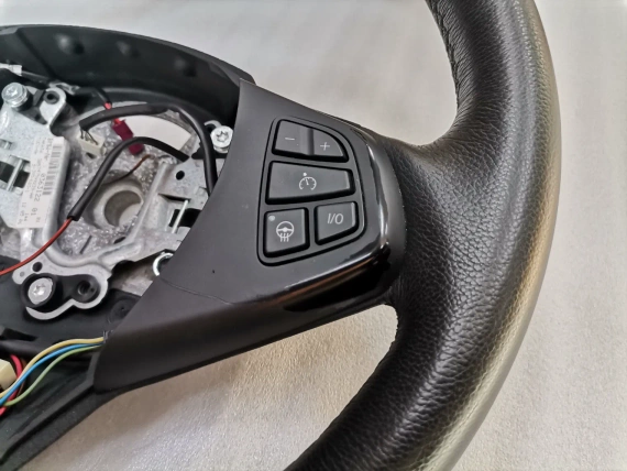 Schwarzes Lederlenkrad BMW X3 E83 X5 E53, Beheizt