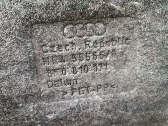 8F0810171 Audi A5 Cabrio 8F wheel arch trim rear