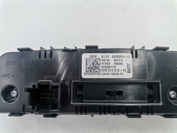 BMW G20 G22 G26 G80 G82 Rear air conditioning control panel 5A3BBF4
