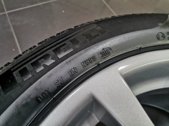 17" felgi BMW 395 opony czujniki BMW F30 F32 F34