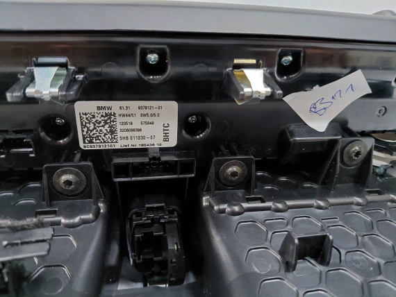 9379121 BMW I3 Radio Climate Control Panel