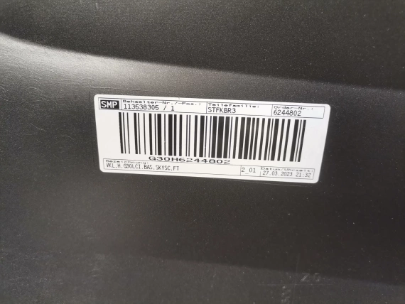 Zderzak Tylny BMW 5 G30 LCI Basis Sedan Facelift Kit - A38