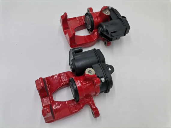 Neu 8W0615403N 8W0615404N OE Bremssättel Rot Audi