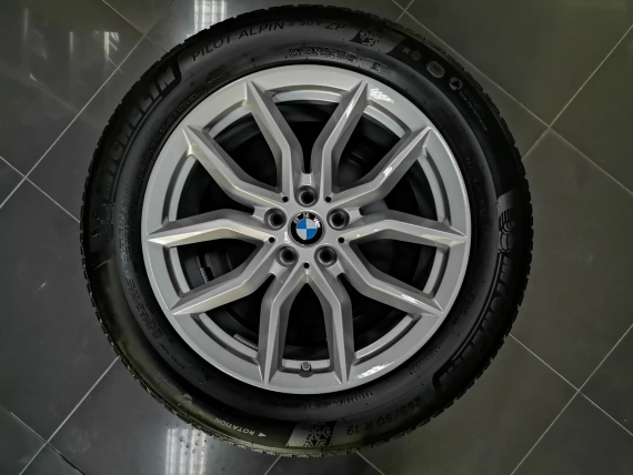 19" Zimowe Felgi BMW Styl 734 Opony Michelin Czujniki BMW X5 G05 X6 G06