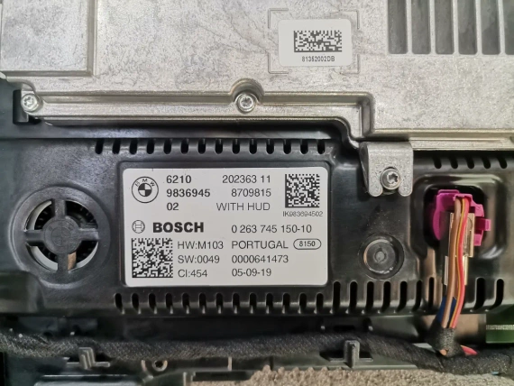 9836945 12,3" Licznik Zegary BMW 5 7 8 X3 X5 X7