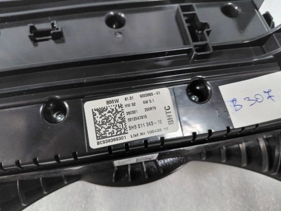 9383893 Panel klimatyzacją ogrzewanie MINI F55 F56