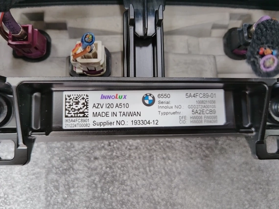 BMW iX I20 KOMBIINSTRUMENT TACHOMETER DISPLAY BILDSCHIRM MONITOR LHD 5A4FC89