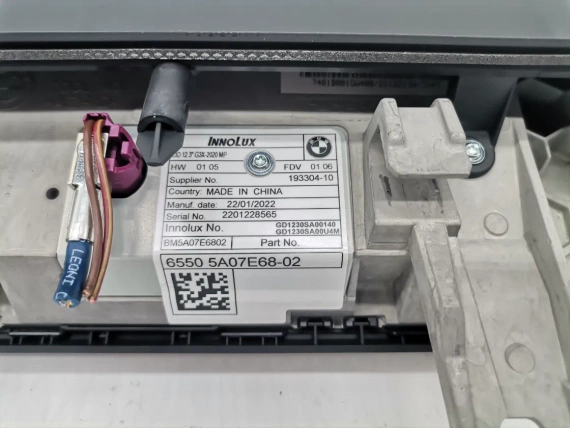 New 5A07E68 Display BMW Lci G30 F90 MGU Touch 12.3