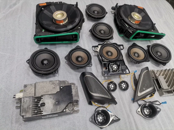 Neues Kit Harman Kardon HK Lautsprecher Satz Amp RAM BMW 7 G11 G12 Original