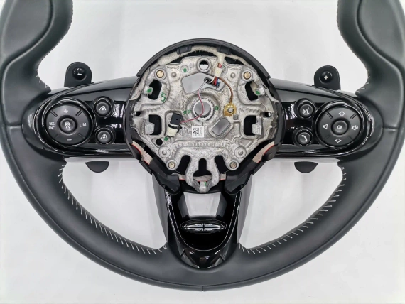 Черен Кожен Спортен Волан Mini F60 Countryman JSW COOPER S