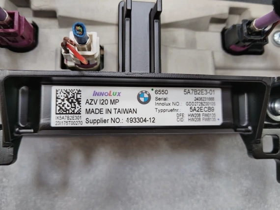 BMW iX I20 LICZNIK MONITOR EKRAN WYŚWIETLACZ EUROPA 5A7B2E3