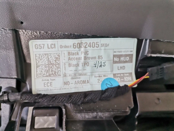 New Dashboard BMW G05 LCI G06 G07 F95 F96 W/t HUD