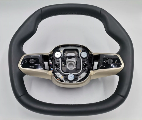 Multifunktionales schwarzes Lederlenkrad BMW IX I20 - Perfekt