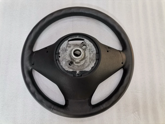 Schwarzes Lederlenkrad BMW X3 E83 X5 E53, Beheizt