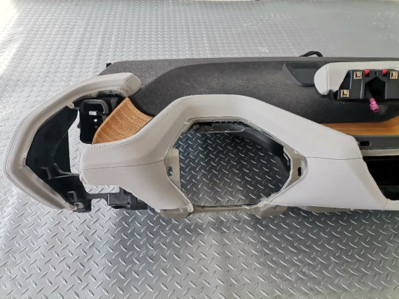 Табло BMW I3 I3s I01 Lci Бяла кожа дърво