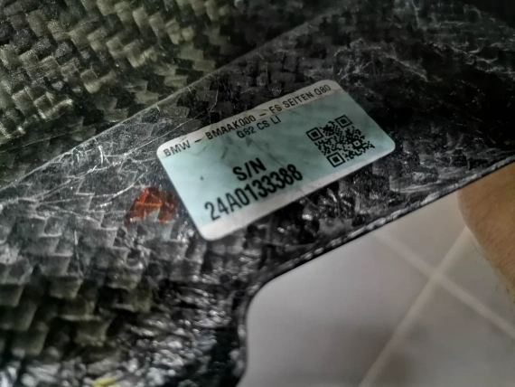 Neu vorne stoßstange set BMW M4 G82 G83 CS Carbon