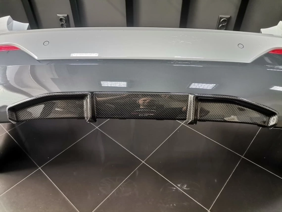 Carbon Задна Броня BMW 4 G22 G23 M пакет Спорт Карбон - А32