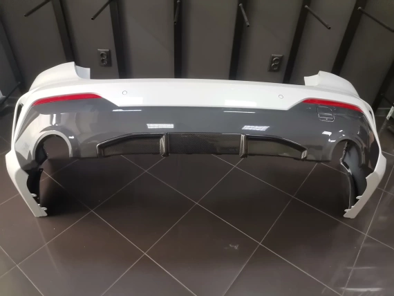 Carbon Задна Броня BMW 4 G22 G23 M пакет Спорт Карбон - А32