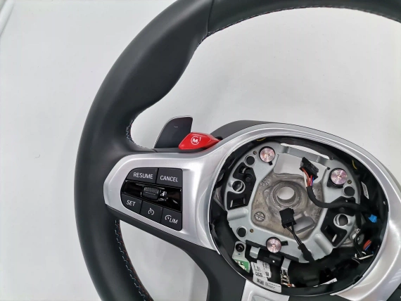 M Sport Black Sports Steering Wheel BMW X5M X6M M5 F90 M8 F91 F92 F93 F95 F96