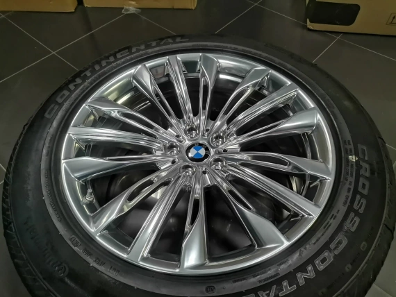 20” Оригинални Ковани BMW Джанти Style 646 + Датчици BMW IX G11 G12 G32 G30 G31 Като Нови