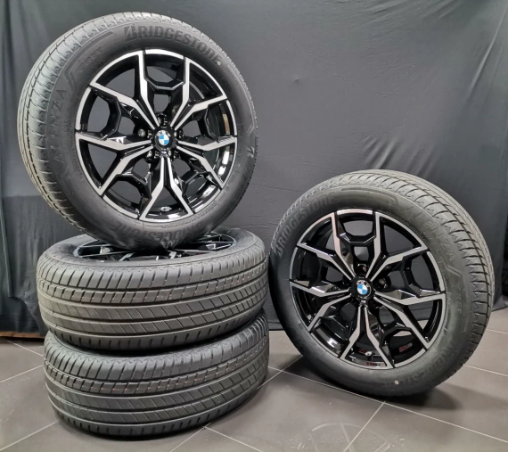 Neues Kit 19" Originalfelgen BMW Style 887 M mit Bridgestone Sommerreifen X3 X4 G01 G02 7916263