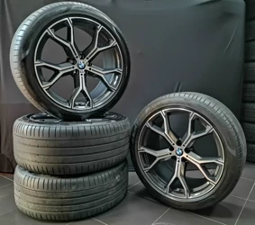 21" Oryginalne felgi BMW, styl 741 M, czujniki BMW X5 G05 X6 G06