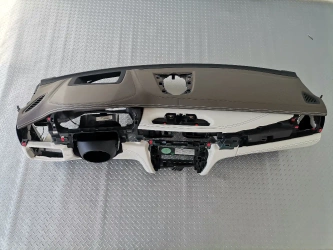 Deska BMW X5 F15 X6 F16 HUD Mocha Nappa skóra